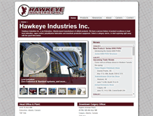 Tablet Screenshot of hawk-eye.com